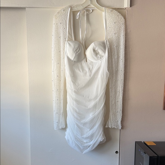 Fashion Nova Dresses & Skirts - Fashion Nova White Long Sleeve Dress